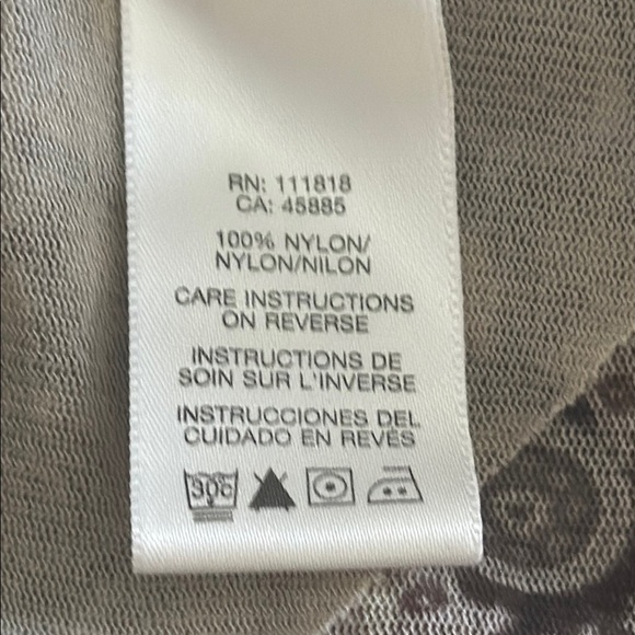 Micheal Kors Brown & Cream Patterned Dress - Picture 7 of 10